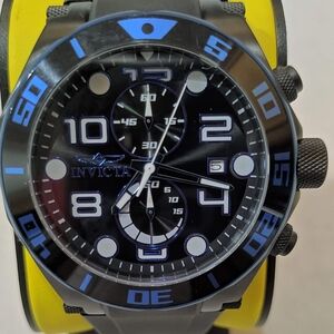 Invicta 50mm NWT Pro Diver Black/Blue Men's Watch